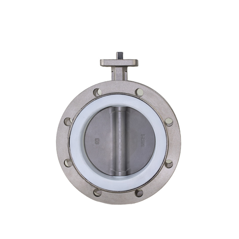 Double-Flange Rubber-Lined Butterfly Valve